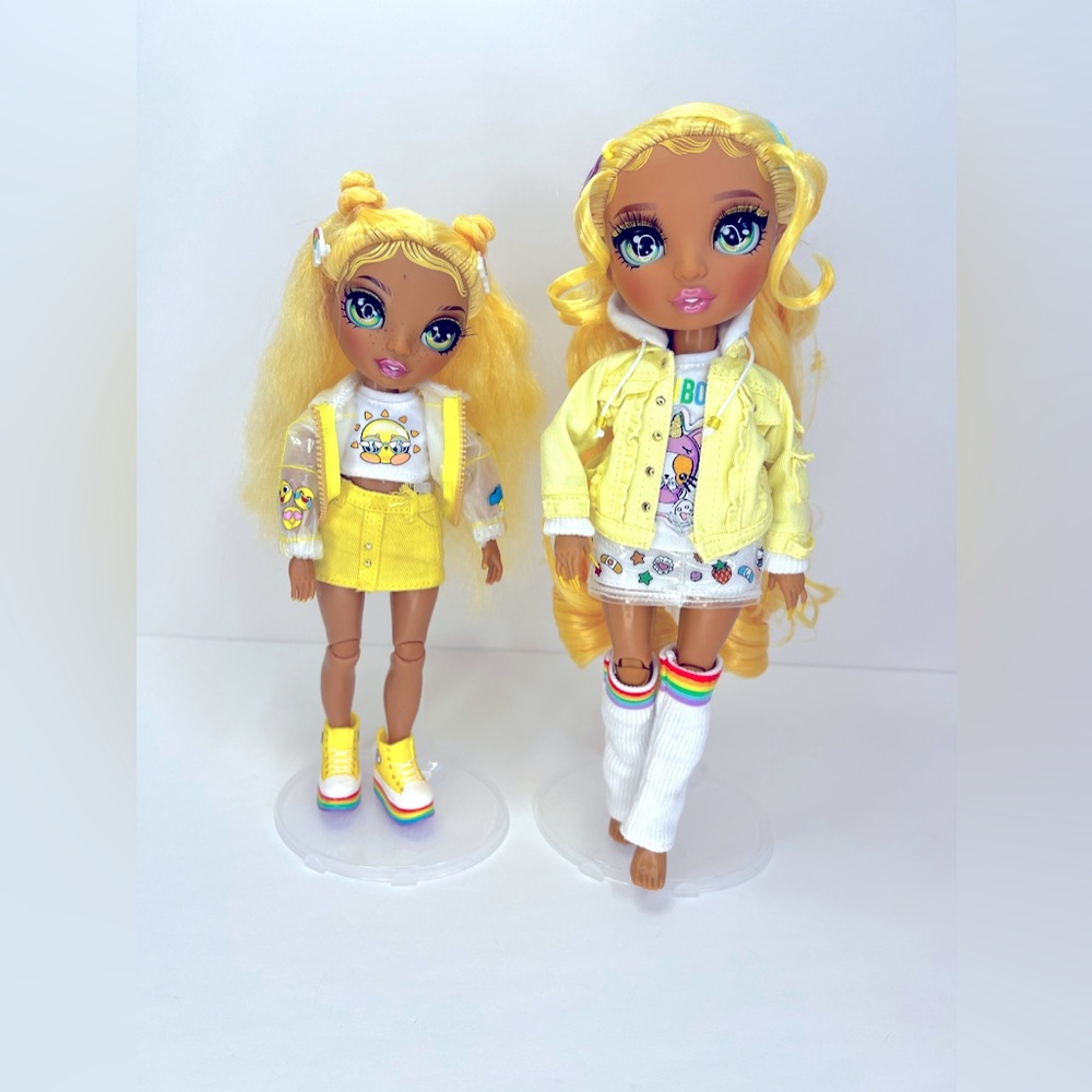 Rainbow High / Jr High Sunny Madison Doll Lot 2 Dolls